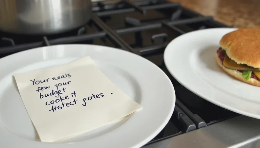 Personal list of budget meals cooked during the week
