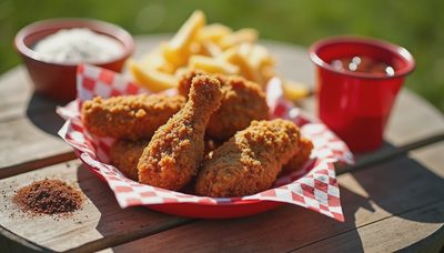 Fried chicken That Works in a Small Kitchen and a Tight Budget