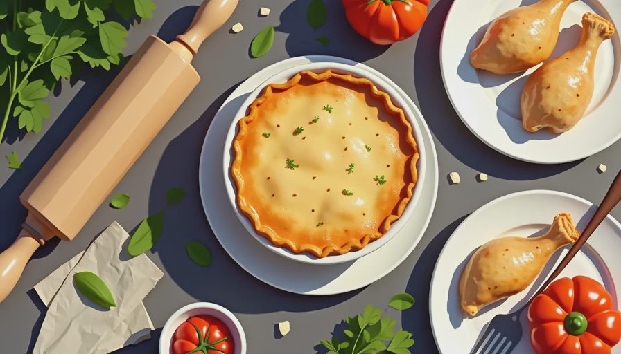Visual context for Chicken pot pie