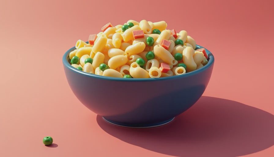 Visual context for Macaroni salad
