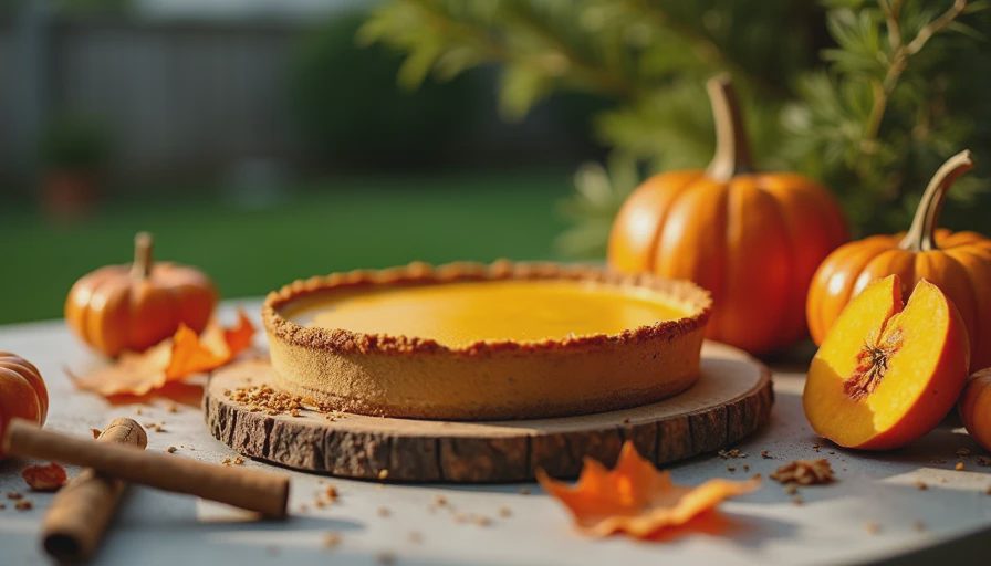 Illustration for Pumpkin pie