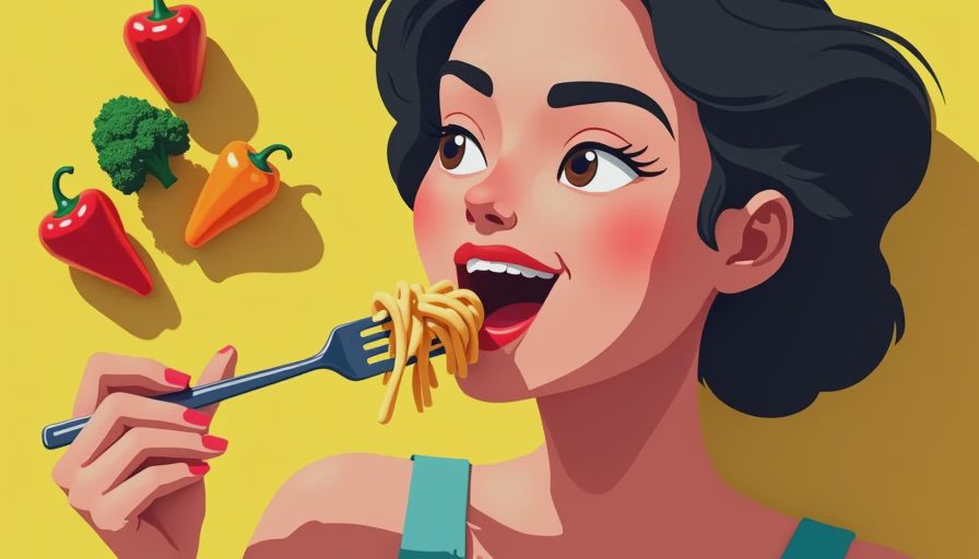 Visual context for Pasta primavera